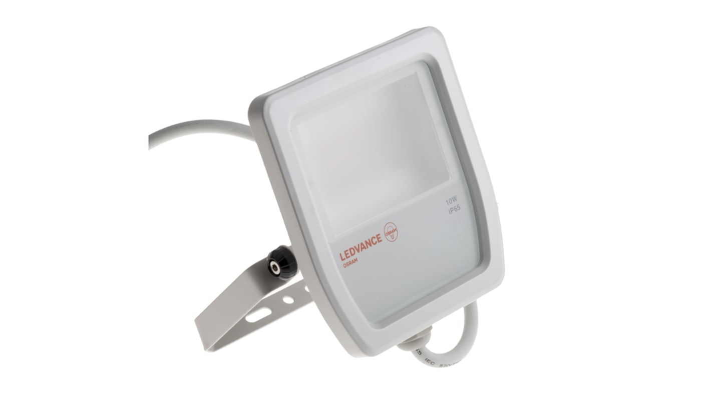 LEDVANCE LED Floodlight, 1 LED, 10 W, 800 lm, IP65, 220 → 240 V