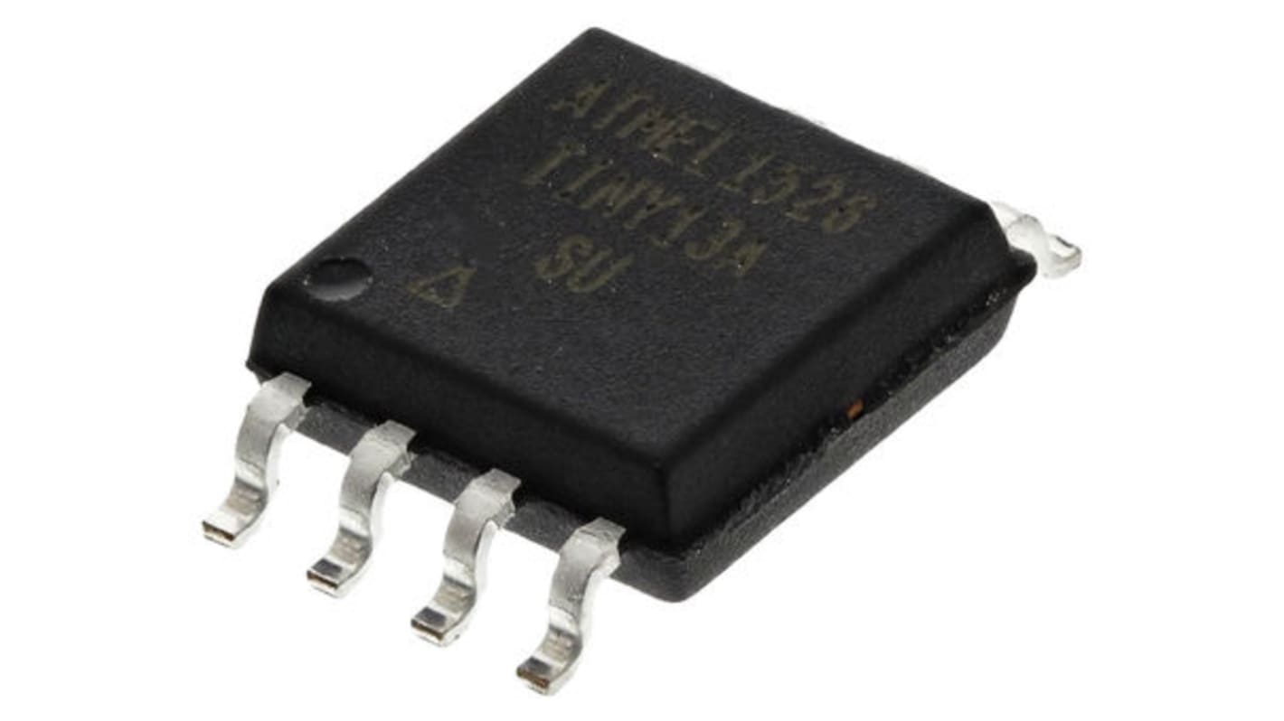 Microcontrolador Microchip ATTINY13A-SU, núcleo AVR de 8bit, RAM 64 B, 20MHZ, SOIJ de 8 pines