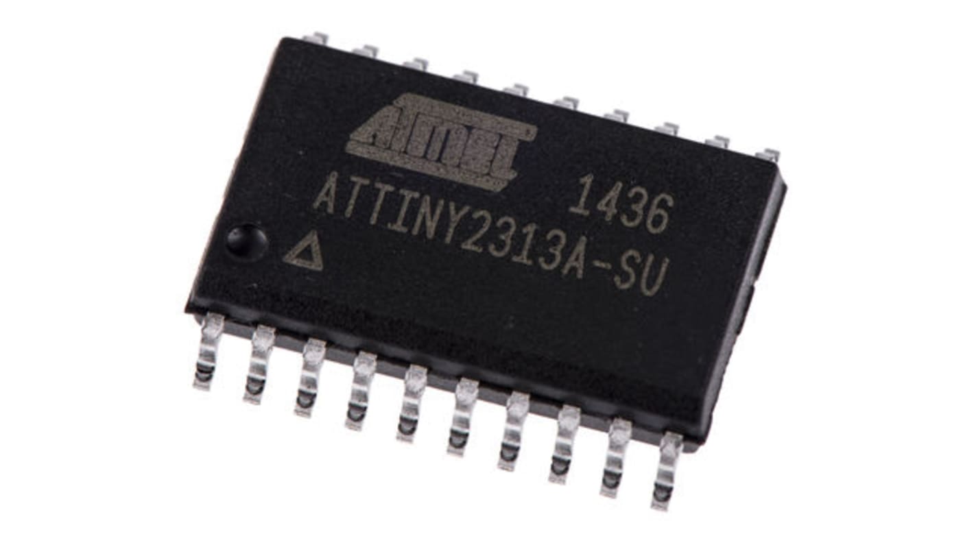 Microchip Mikrocontroller ATtiny2313 AVR 8bit SMD 2 KB SOIC 20-Pin 20MHz 128 B RAM