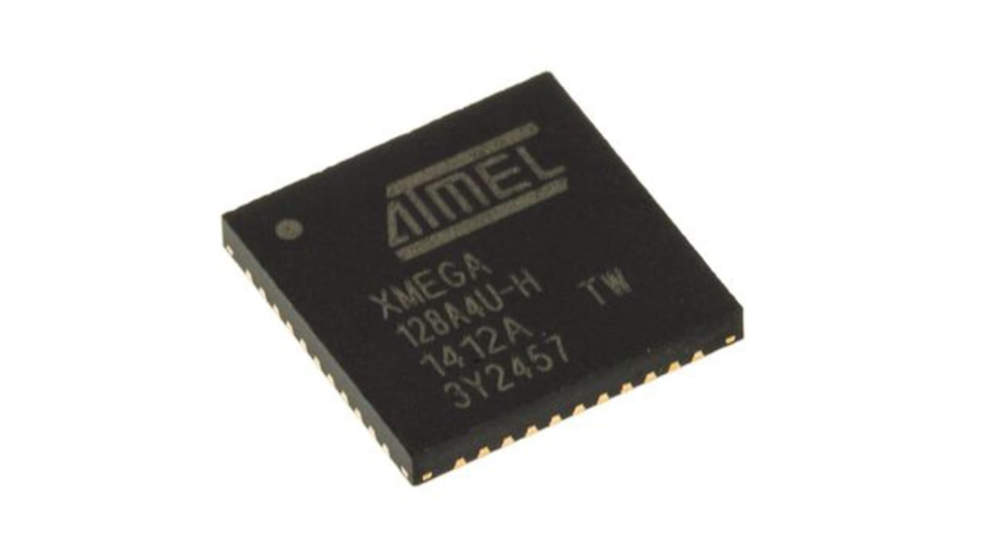 Microchip AVR XMEGA系列单片机, AVR内核, 44针, VQFN封装, 0CAN通道