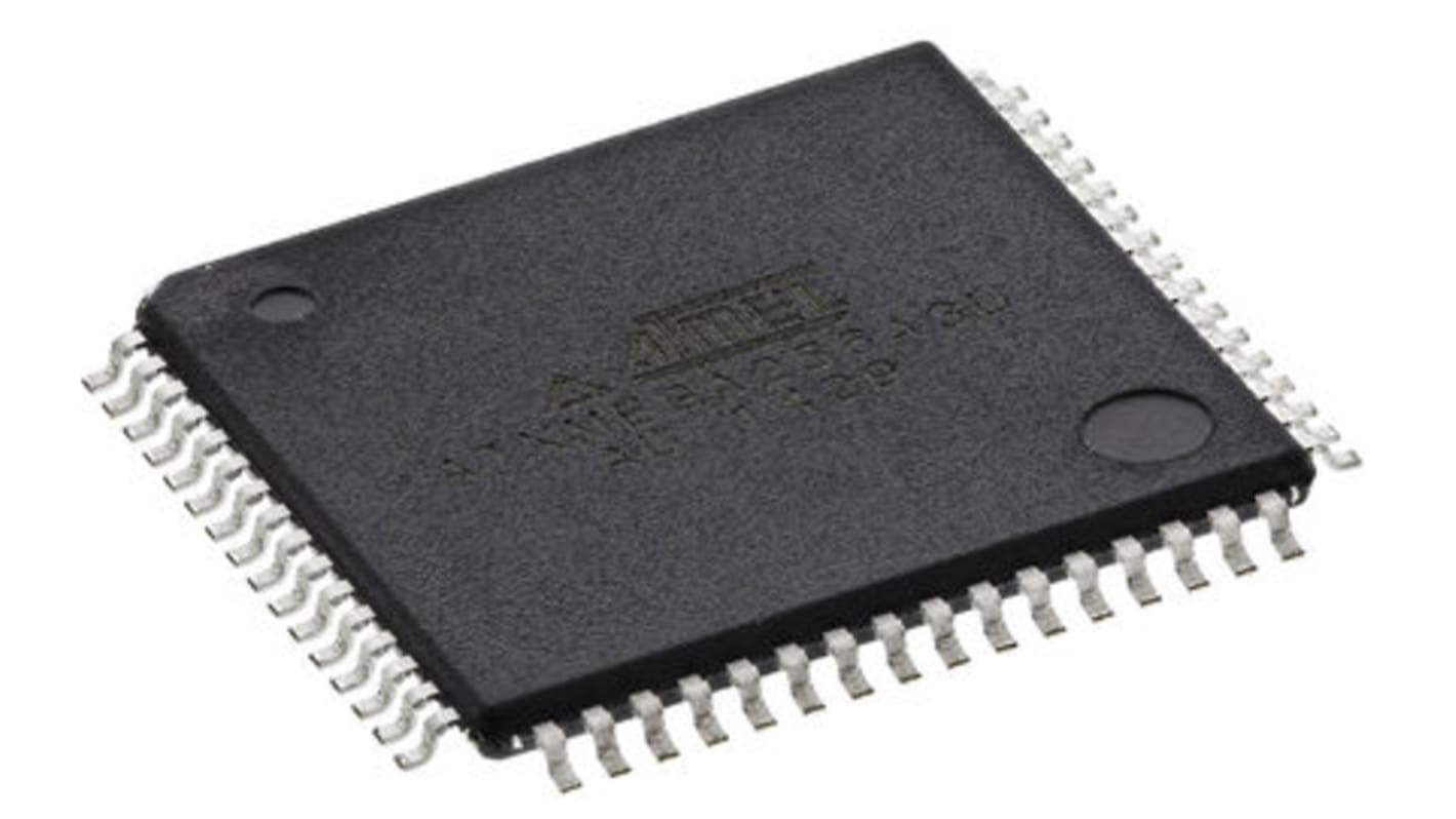 Microcontrollore Microchip, AVR, TQFP, AVR XMEGA, 64 Pin, Montaggio superficiale, 8bit, 32MHz
