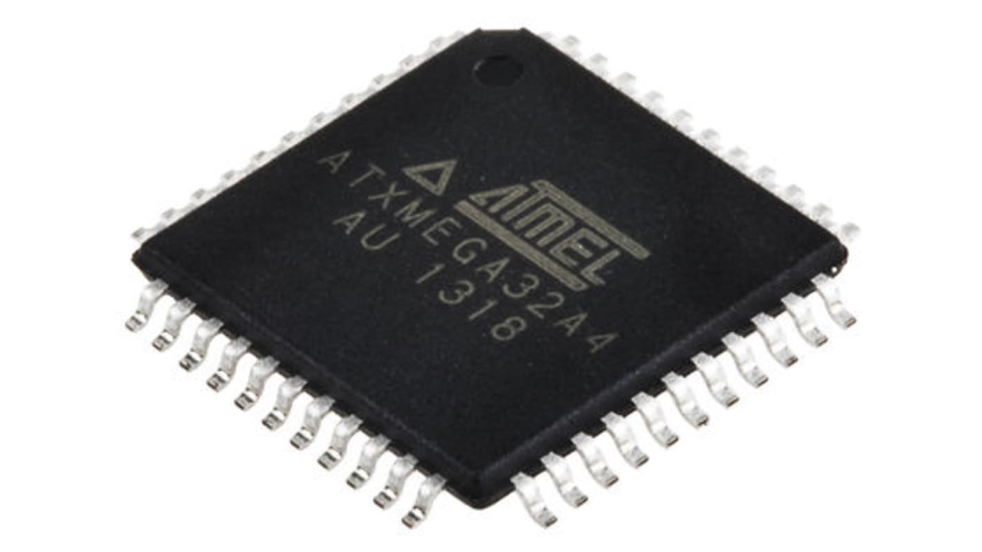 Microcontrollore Microchip, AVR, TQFP, AVR XMEGA A4, 44 Pin, Montaggio superficiale, 8bit, 32MHz
