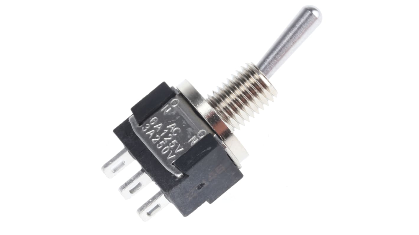 KNITTER-SWITCH Toggle Switch, Panel Mount, On-On, SPDT, Solder Terminal