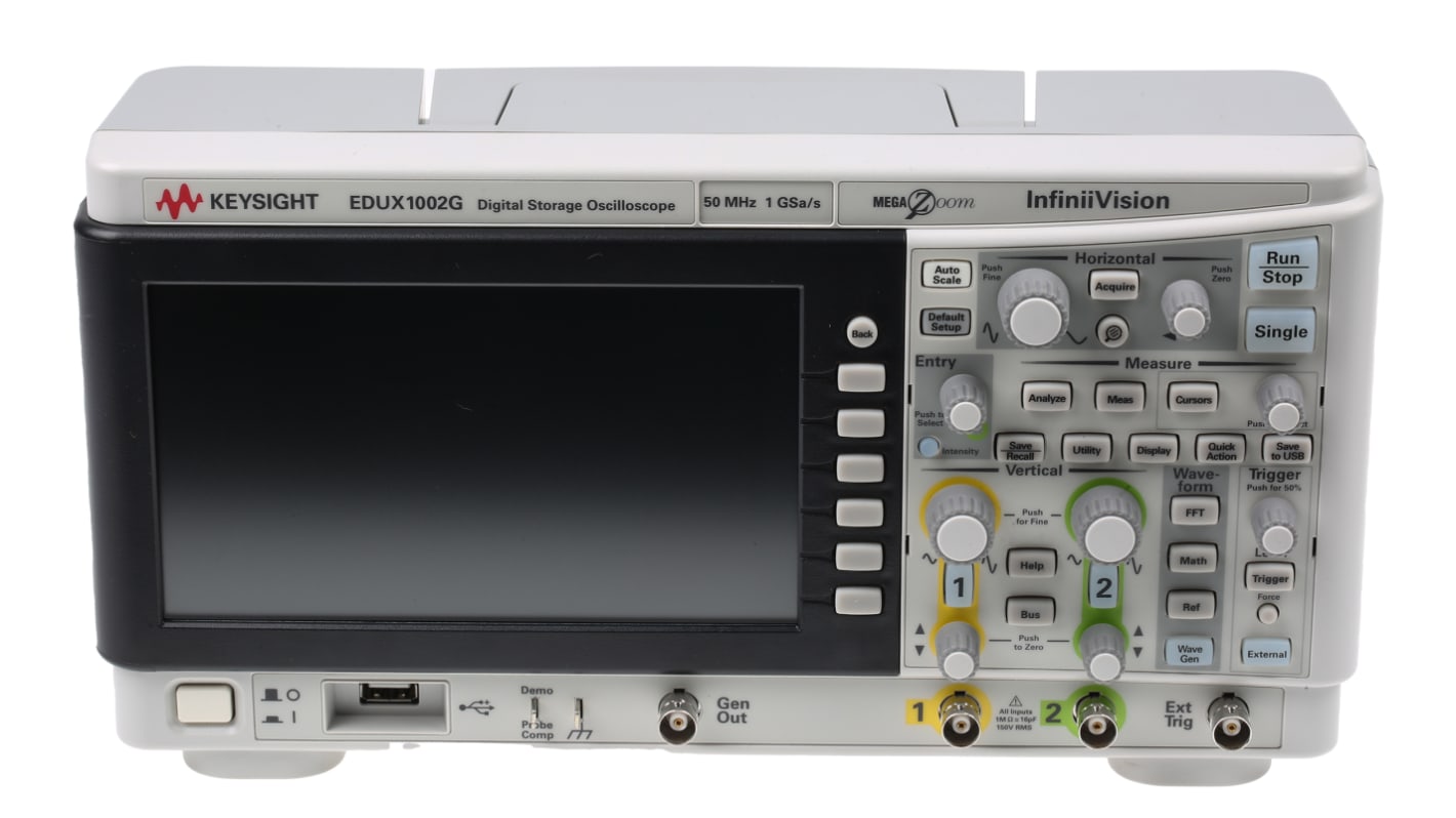 Keysight Technologies 数字示波器, 数字存储示波器, 台式, 50MHz带宽, 2模拟通道, 1000 X系列 1000 X 系列