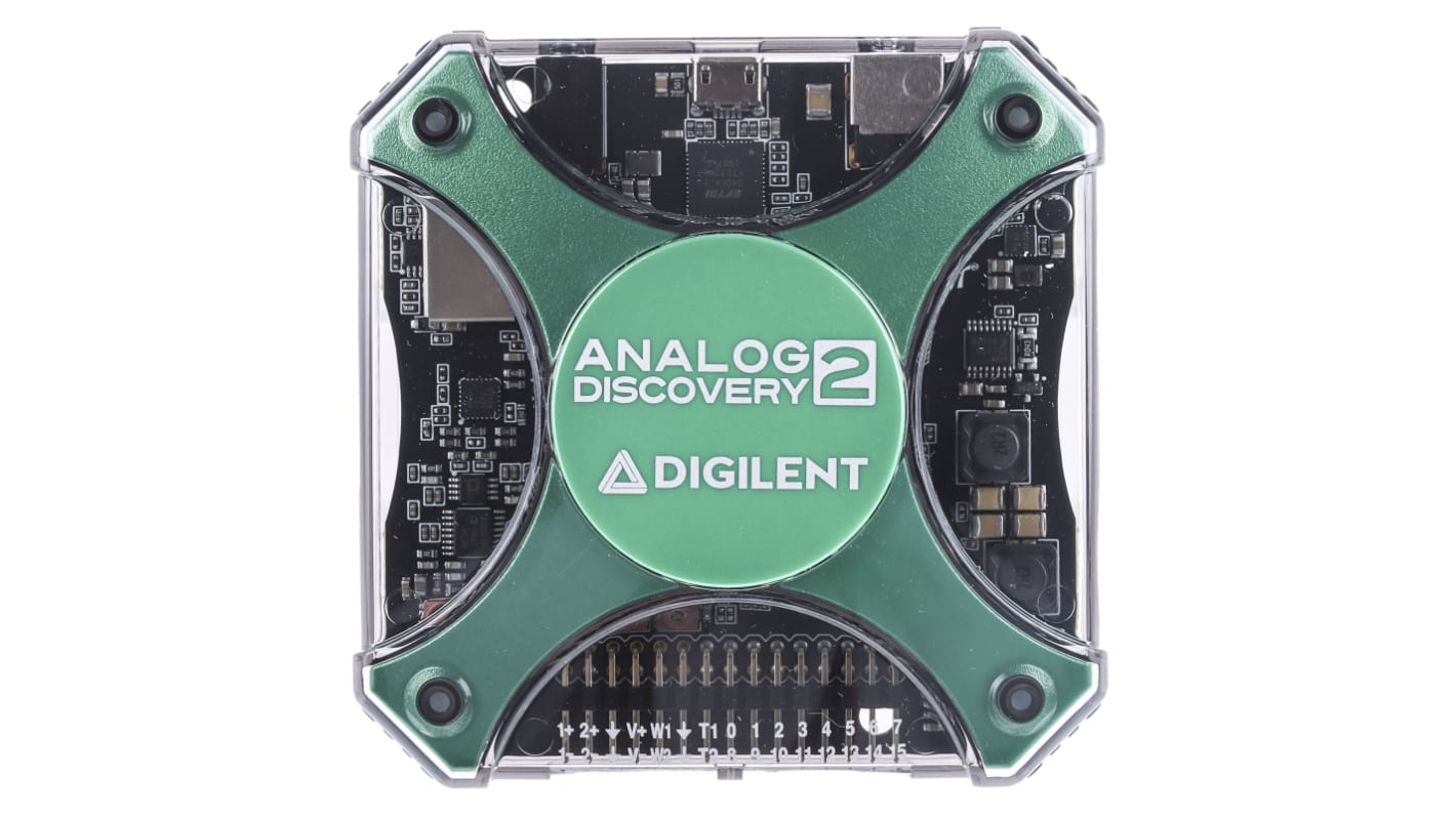 Digilent 410-321 Analog Discovery 2 Series Analogue PC Based Oscilloscope, 2 Analogue Channels, 30MHz