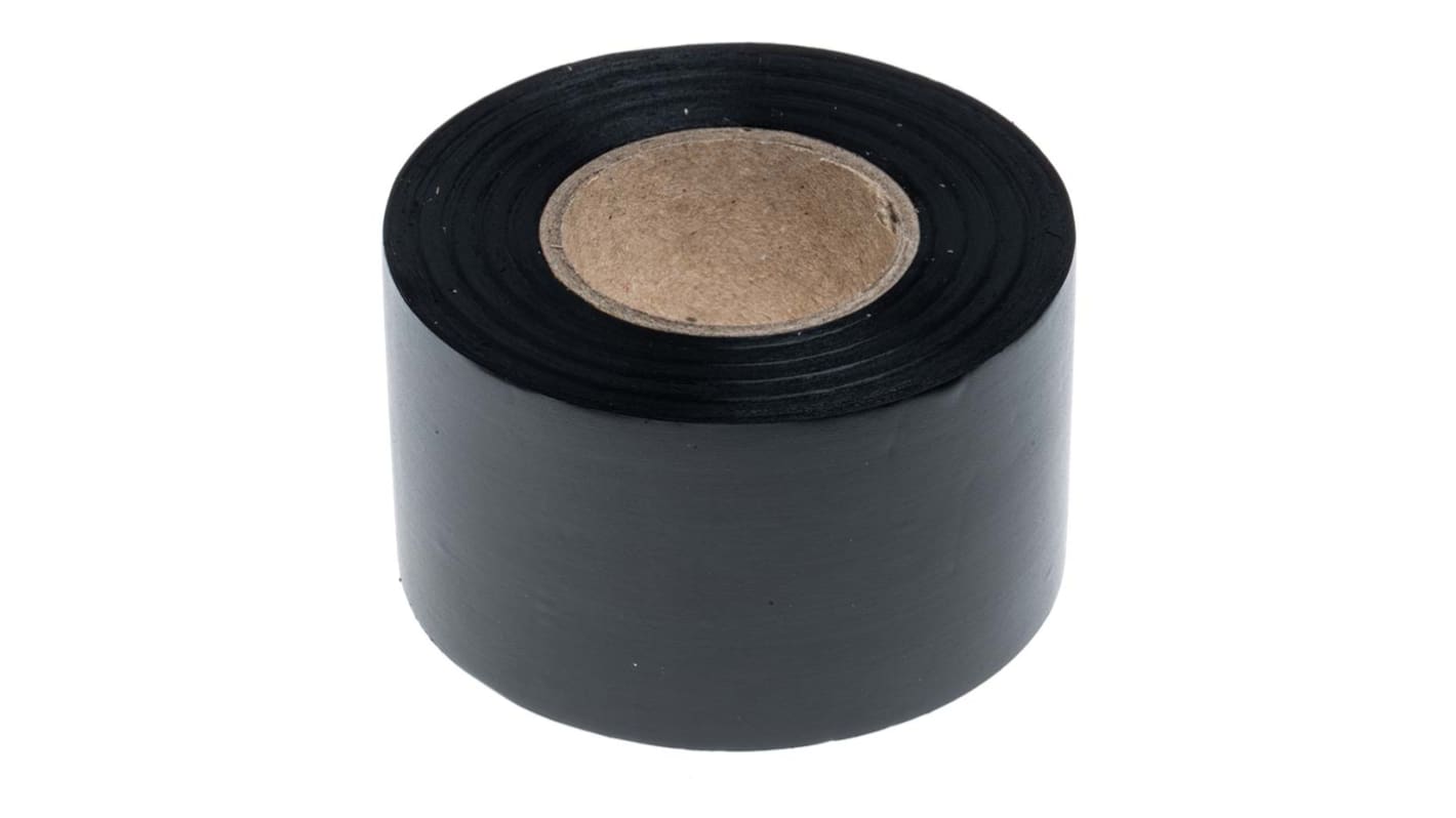 RS PRO Black PVC Electrical Tape, 38mm x 20m