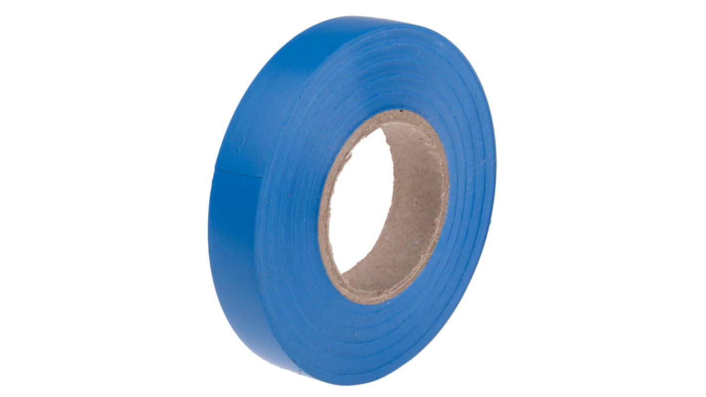 RS PRO Blue PVC Electrical Tape, 12mm x 20m