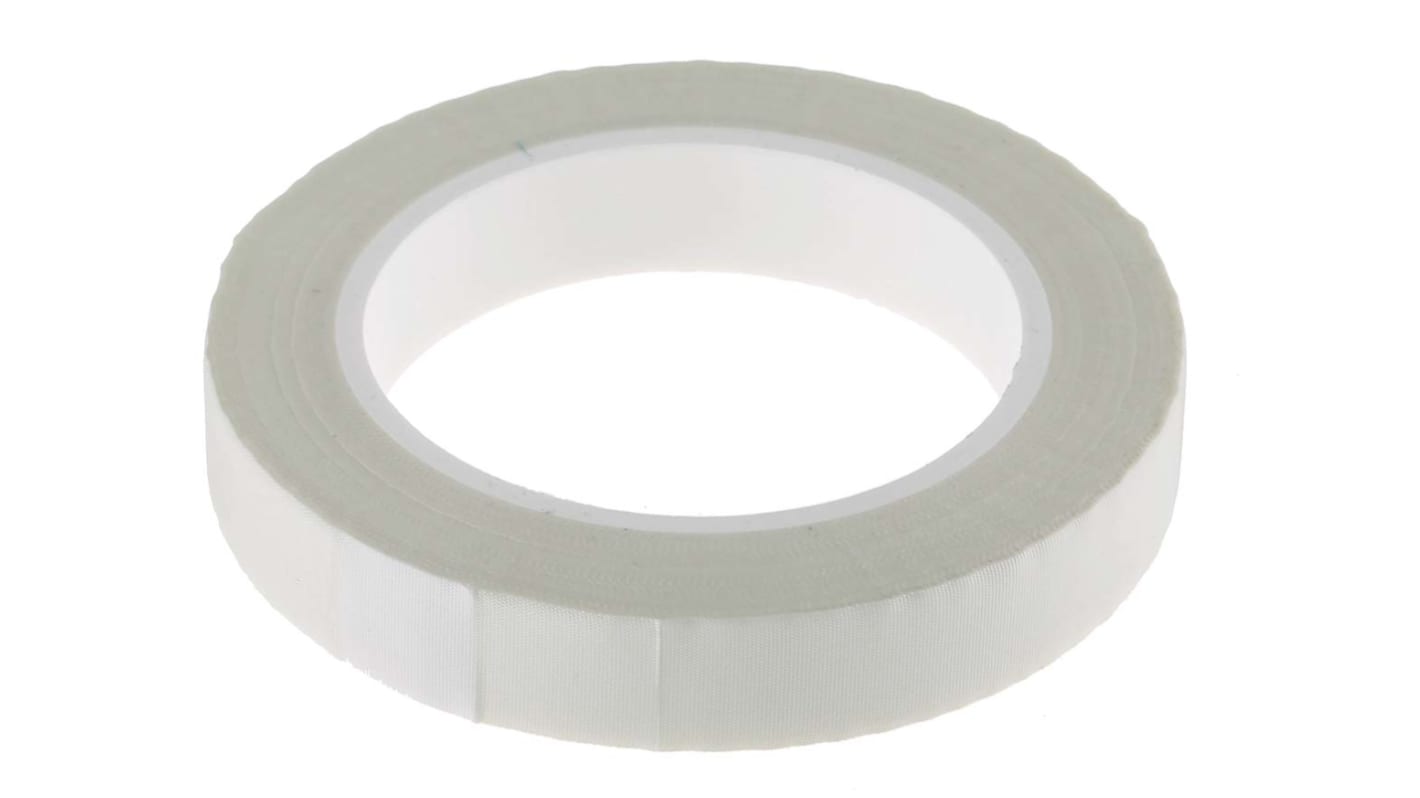 Taśma izolacyjna Biały szerokość: 19mm grubość: 0.18mm długość: 33m Tkanina szklana 2500V RS PRO