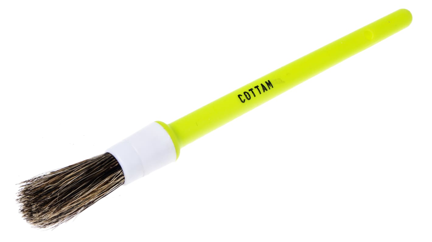 Cottam Thin 12mm Paint Brush with Round Bristles