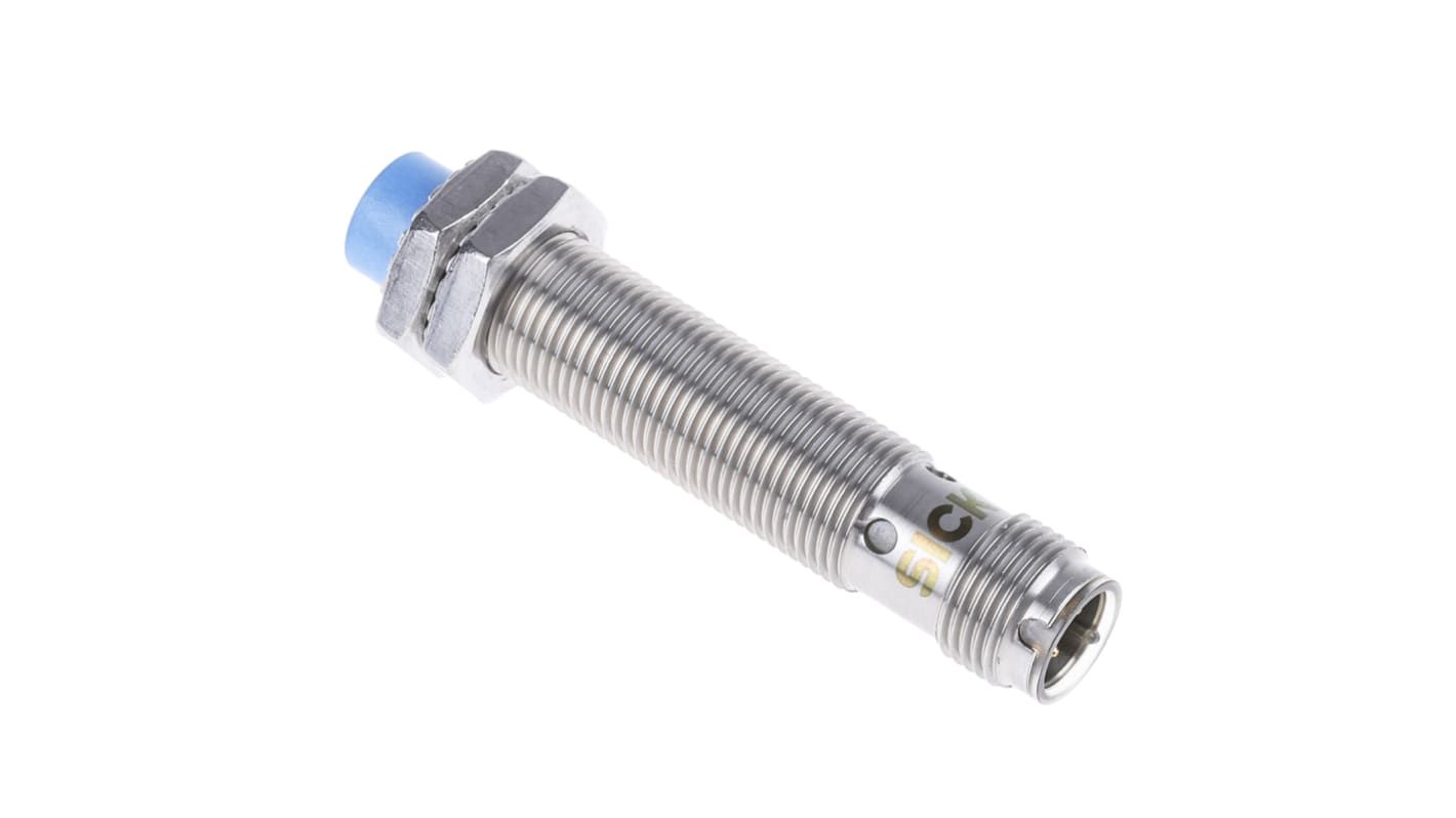 Rs-Online Sensore di prossimità Cilindro filettato SICK M12 rilevamento 8 mm 10 → 30 V c.c