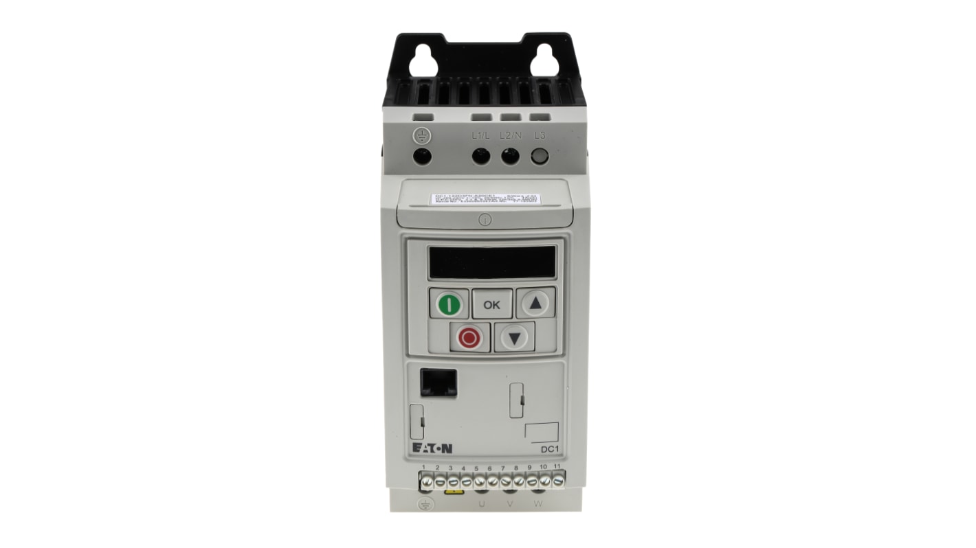 Rs-Online Inverter Eaton 0 37 kW 230 V c.a. 1 fase 0 → 50Hz