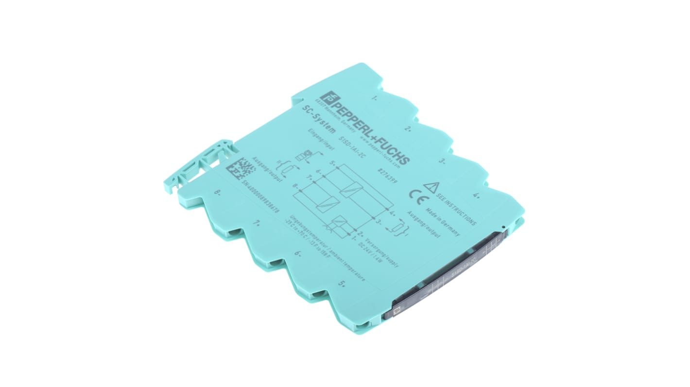 Pepperl + Fuchs S1SD Series Signal Conditioner, Current Input, Current Output, 16.8 → 31.2V dc Supply