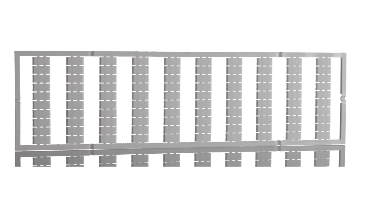 WAGO Marker for use with 788, 857, 858, Width 5 → 17.5 mm Terminal Block