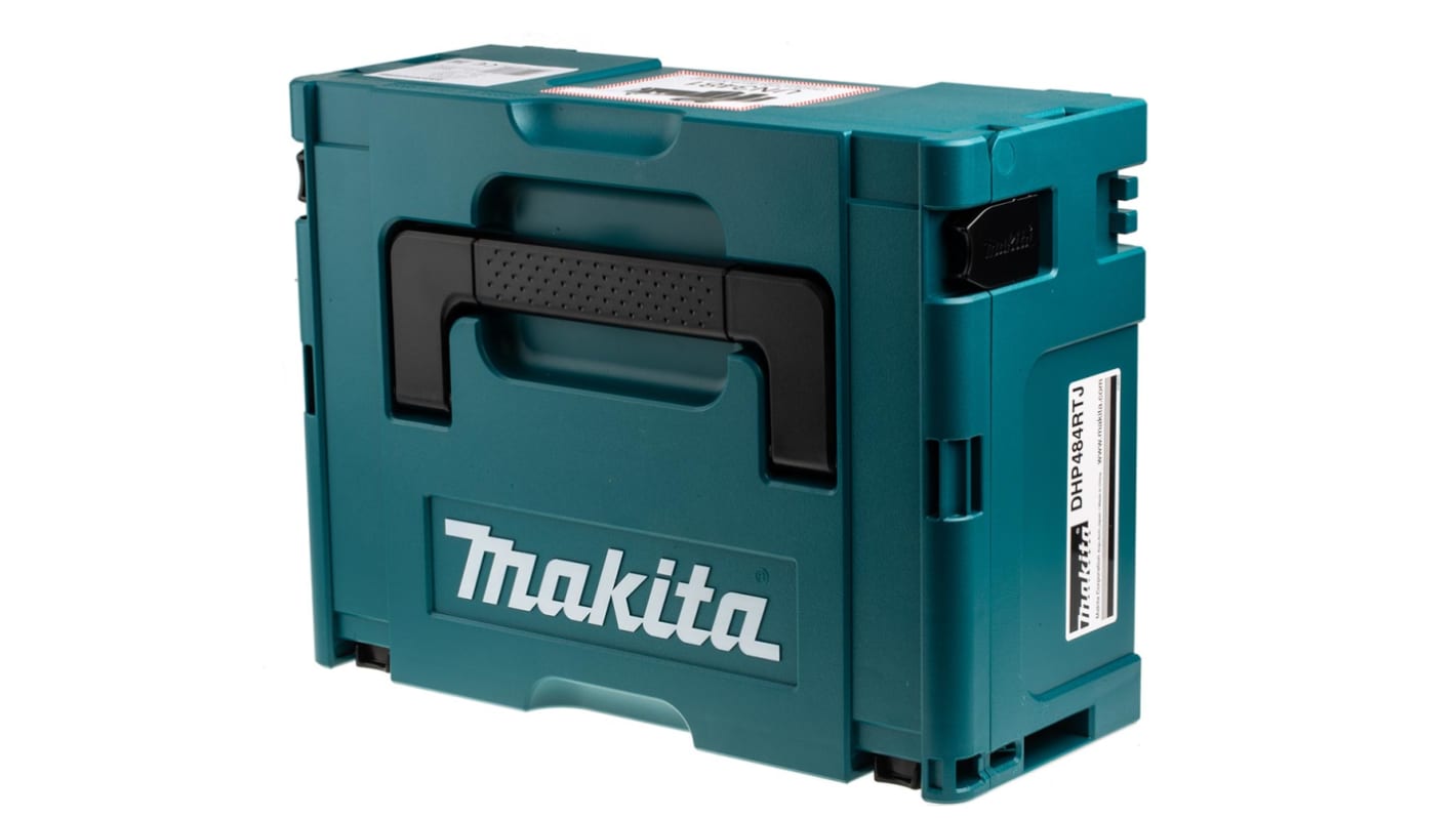DHP484RTJ Makita LXT Keyless 18V Cordless Drill Driver Li Ion Type G British 3 Pin RS