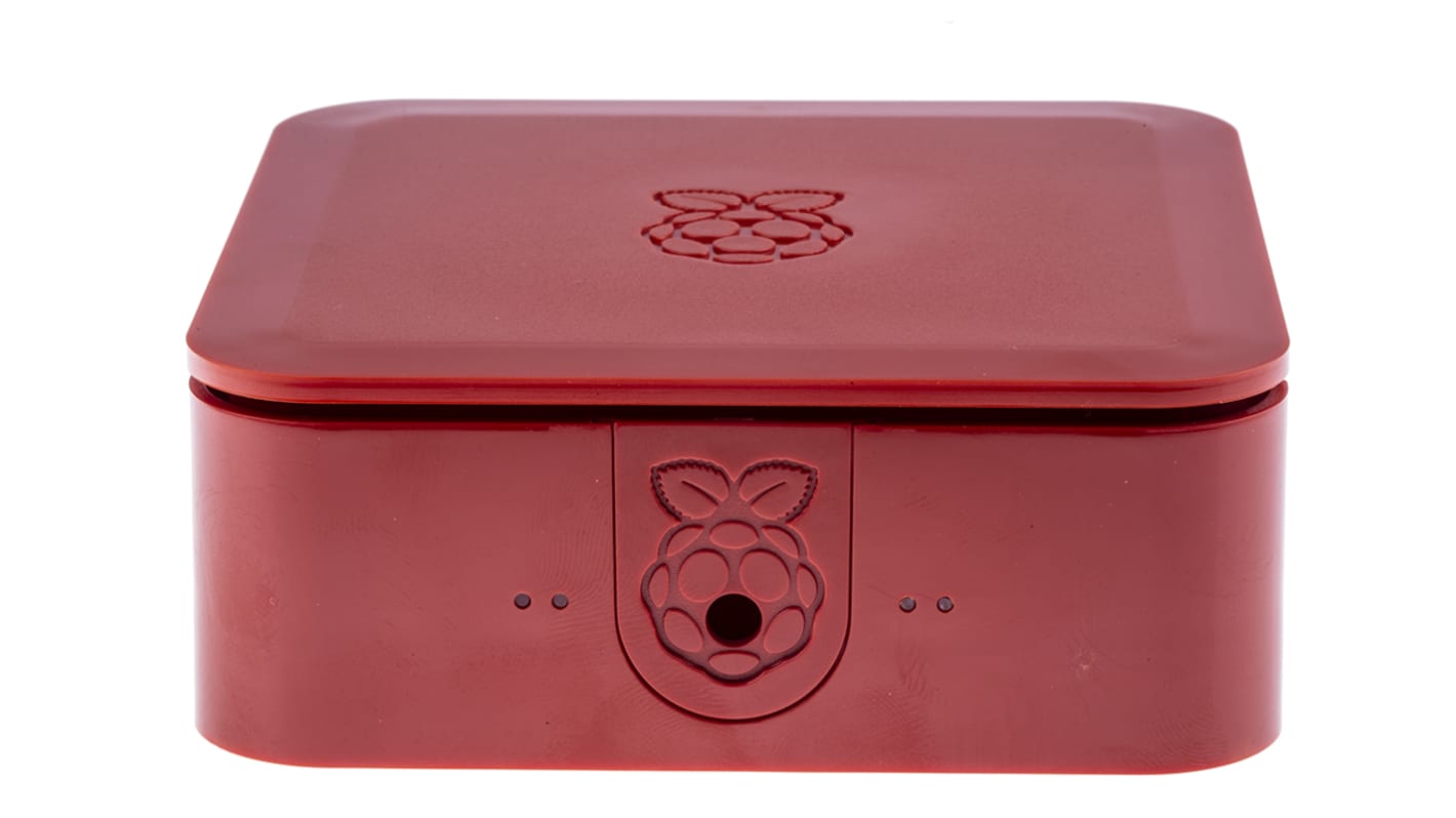 DesignSpark ABS Case for use with Raspberry Pi 2, Raspberry Pi 3, Raspberry Pi B+ in Red