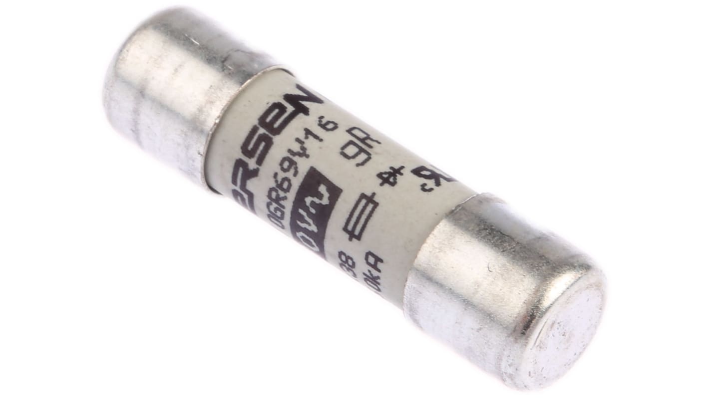 D1014579 / FR10GR69V16 | Mersen 16A FF Cartridge Fuse, 10 x 38mm | RS