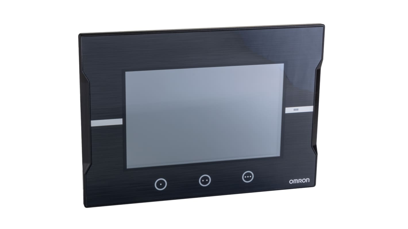 Pantalla táctil HMI Omron NA Sysmac HMI de 7", TFT LCD, Negro, 800 x 480, conectividad 1 serie, 1 USB esclavo, 2