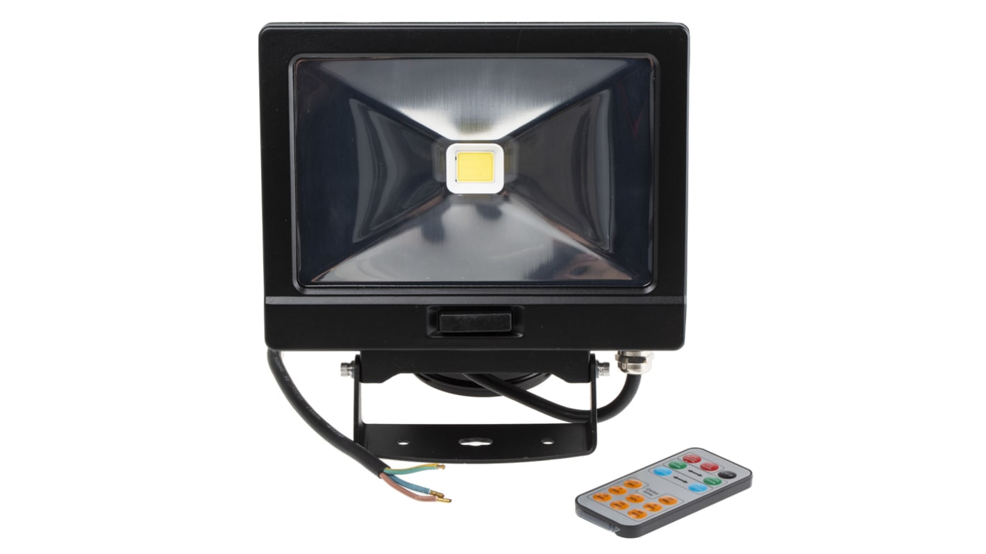 RS PRO, Security Floodlight, 30 W, 2400 lm, IP65