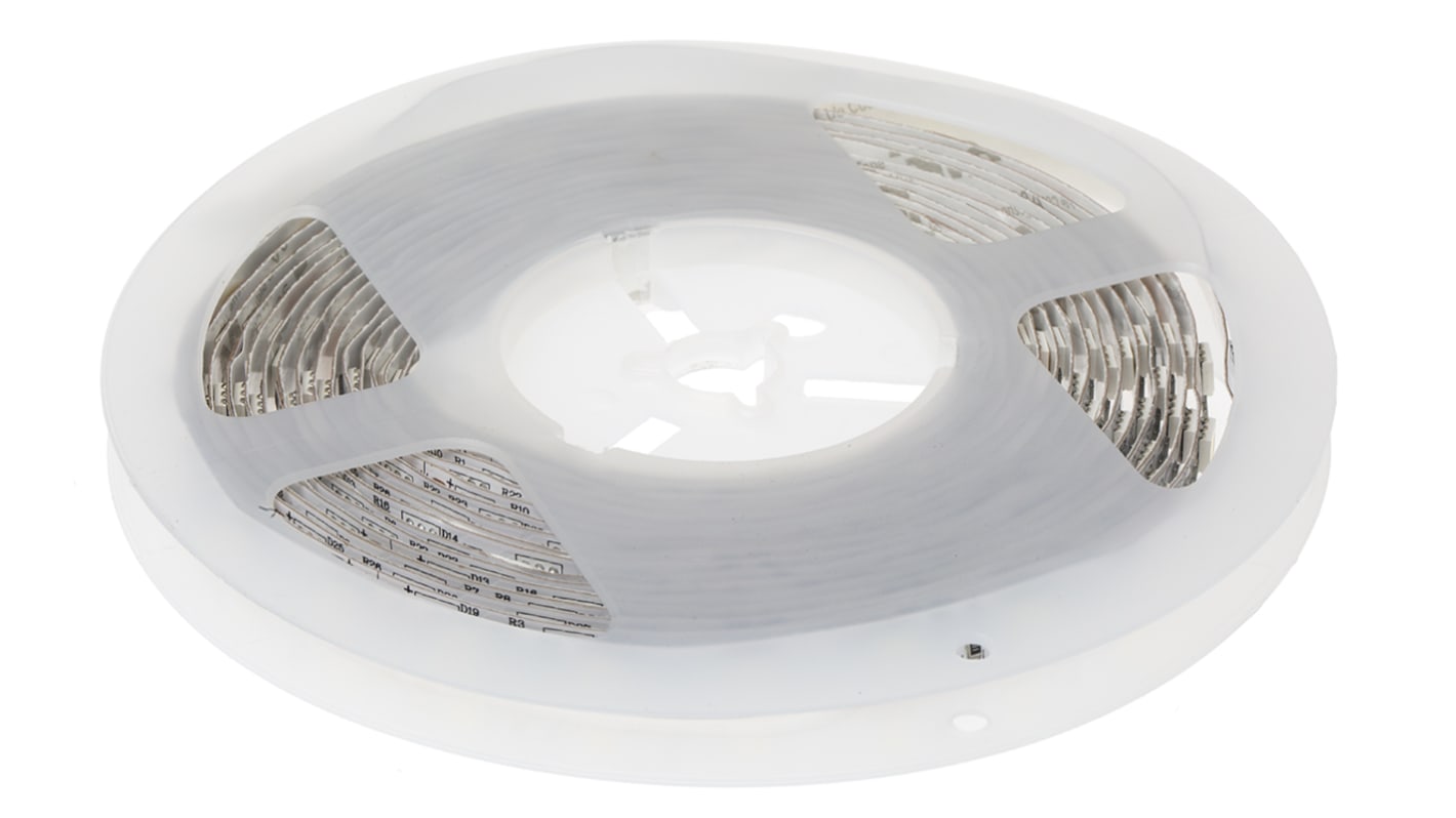 RS PRO 24V White LED Strip, 6500K Colour Temp, 5m Length