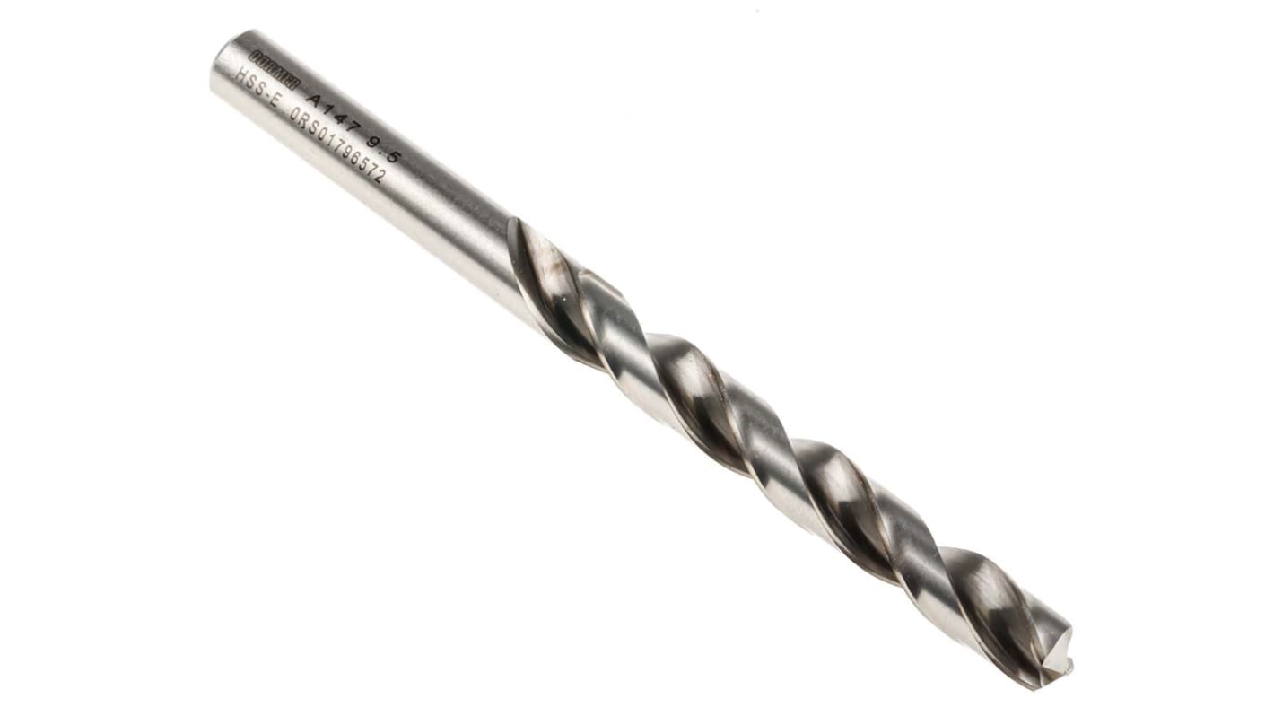 Broca helicoidal HSS-E Dormer, diámetro 9.5mm x 125 mm