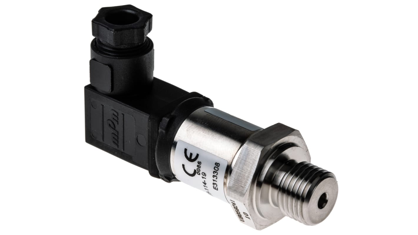 Gems Sensors 3100 Series Pressure Sensor, 0bar Min, 10bar Max, Analogue Output, Relative Reading