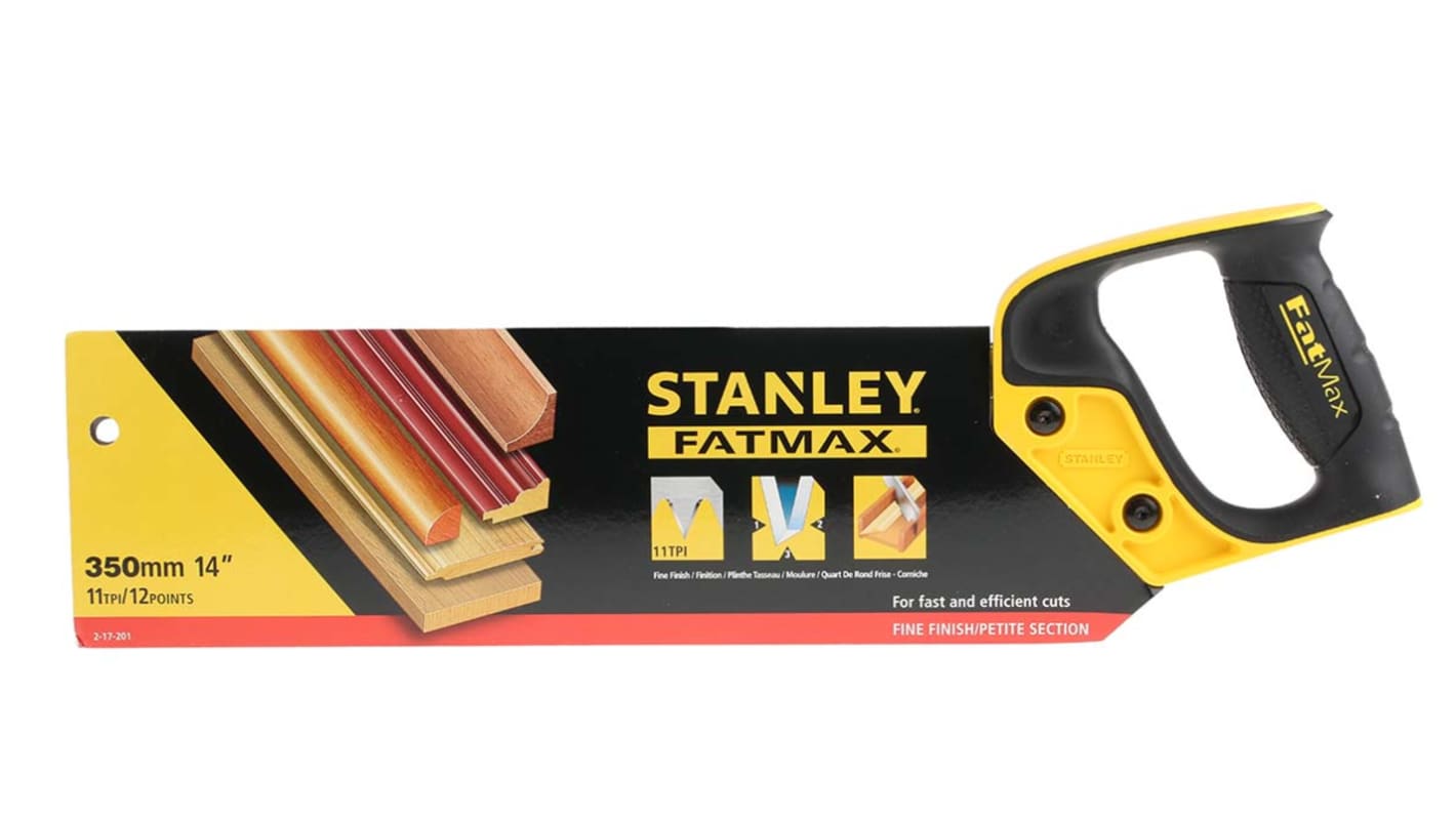 2 17 201 Stanley FatMax 350 mm Hand Saw 11 TPI RS