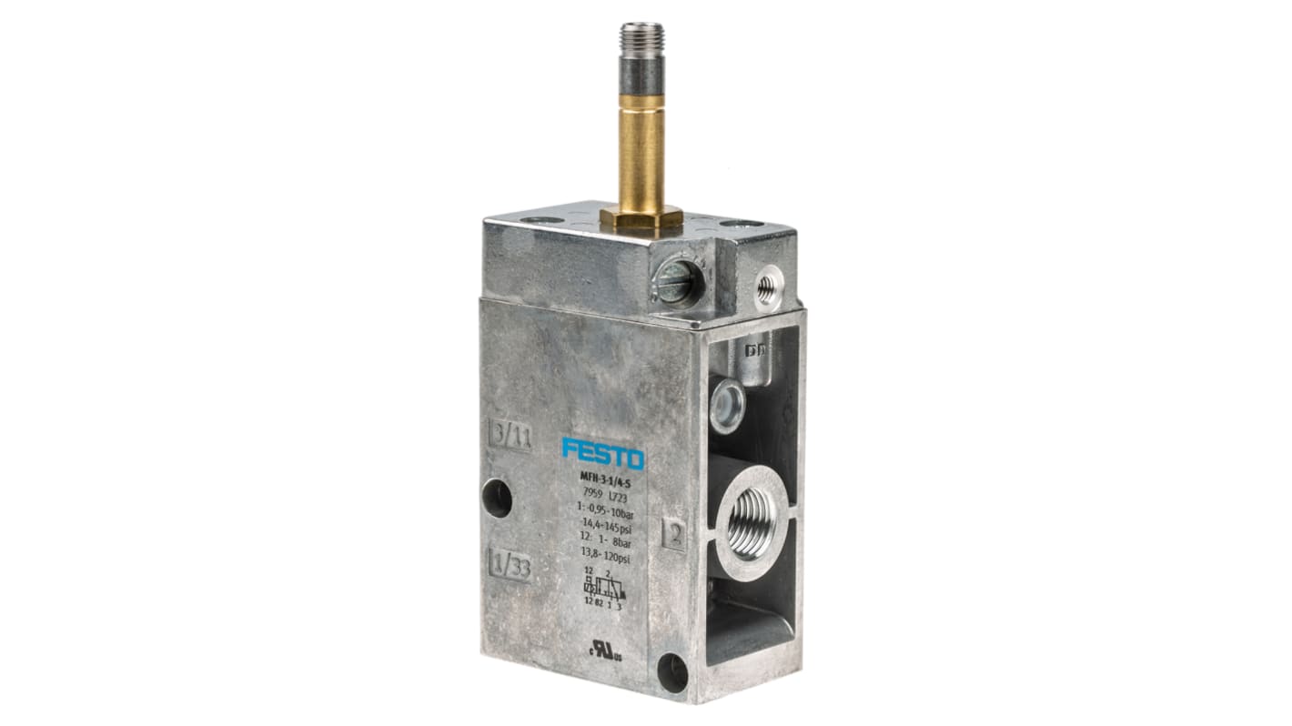 Festo Pneumatic Solenoid Valve - Electrical G 1/4 MFH Series, 7959