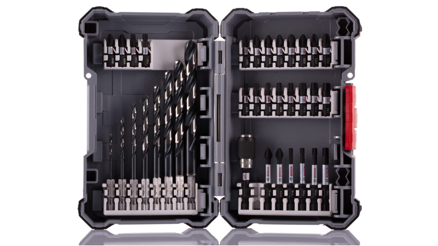 Bosch Impact Bit Set 35 Pieces Phillips Pozidriv Torx