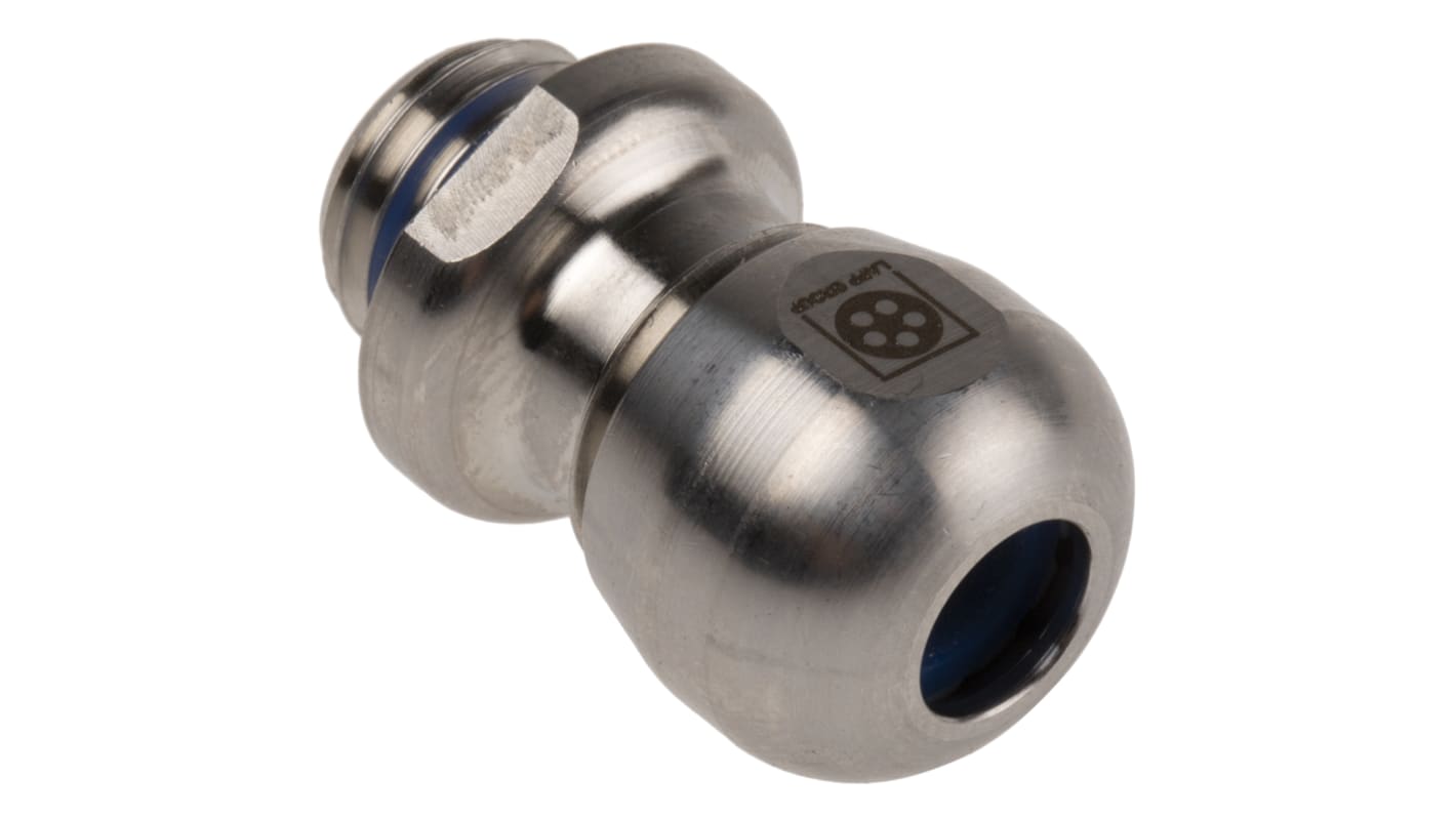Lapp SKINTOP Series Metallic Stainless Steel Cable Gland, M12 Thread, 4mm min., 7mm max., IP68, IP69
