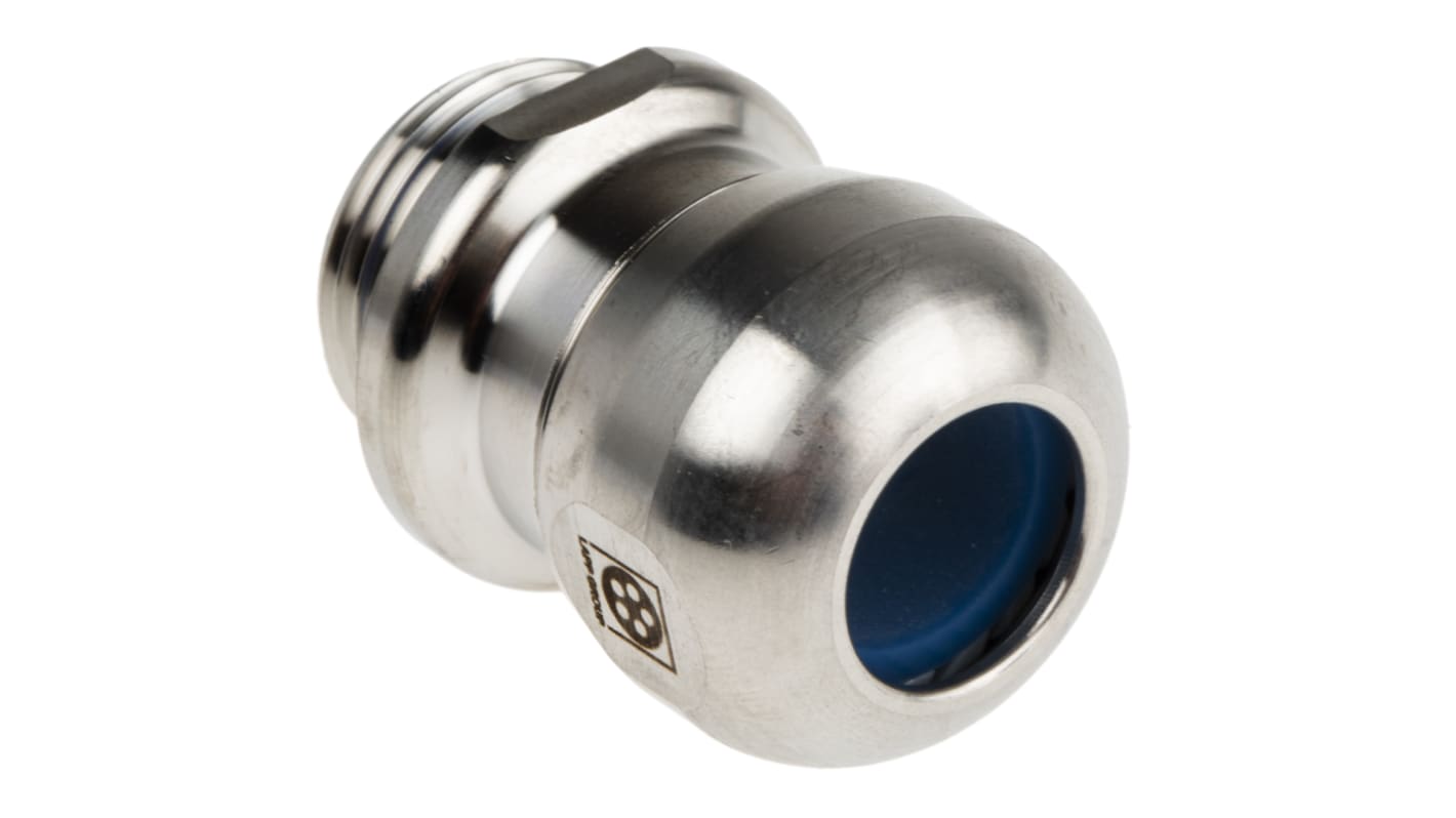 Lapp SKINTOP Series Metallic Stainless Steel Cable Gland, M20 Thread, 7mm min., 13mm max., IP68, IP69