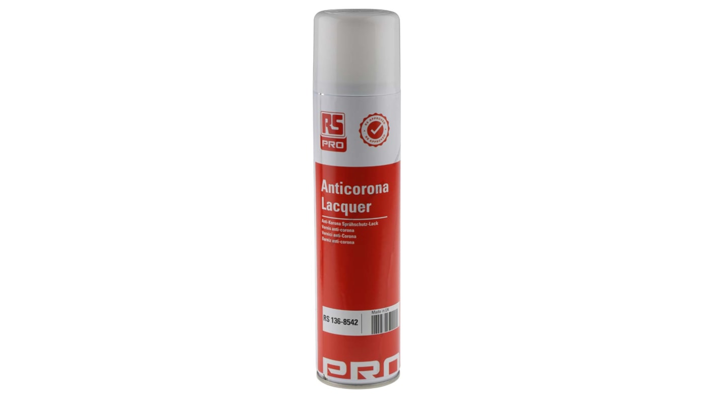 Revestimiento para PCB RS PRO, Aerosol de 400 ml, 48kV/mm