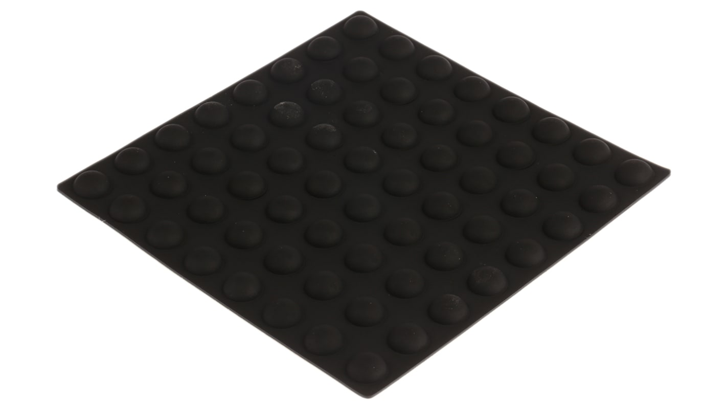 RS PRO Rubber Feet for Use with Extruded Aluminium Enclosures, 12 x 5mm