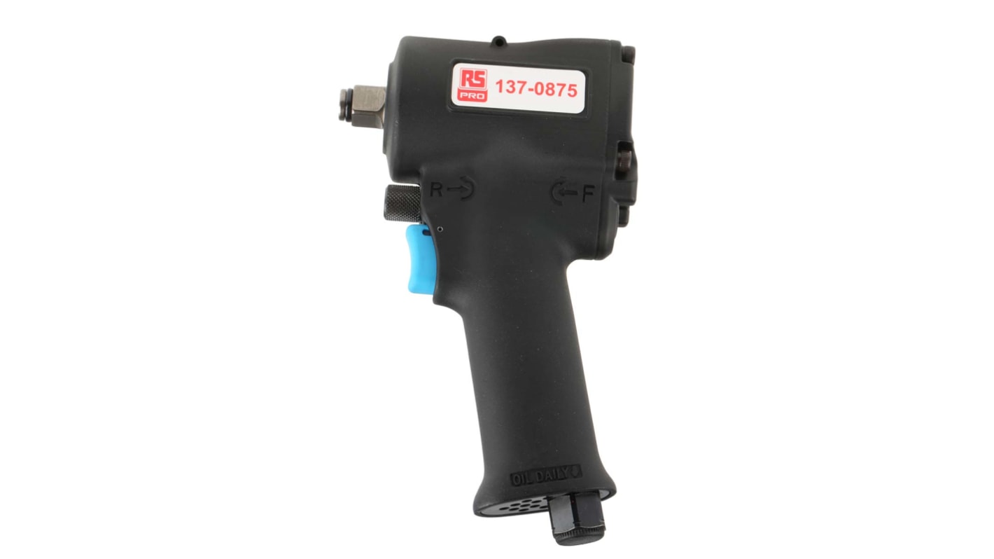 Llave de impacto neumática de 1/2 plg RS PRO, APP200, par máx. 678Nm, 10000rpm, toma de aire 1/4plg