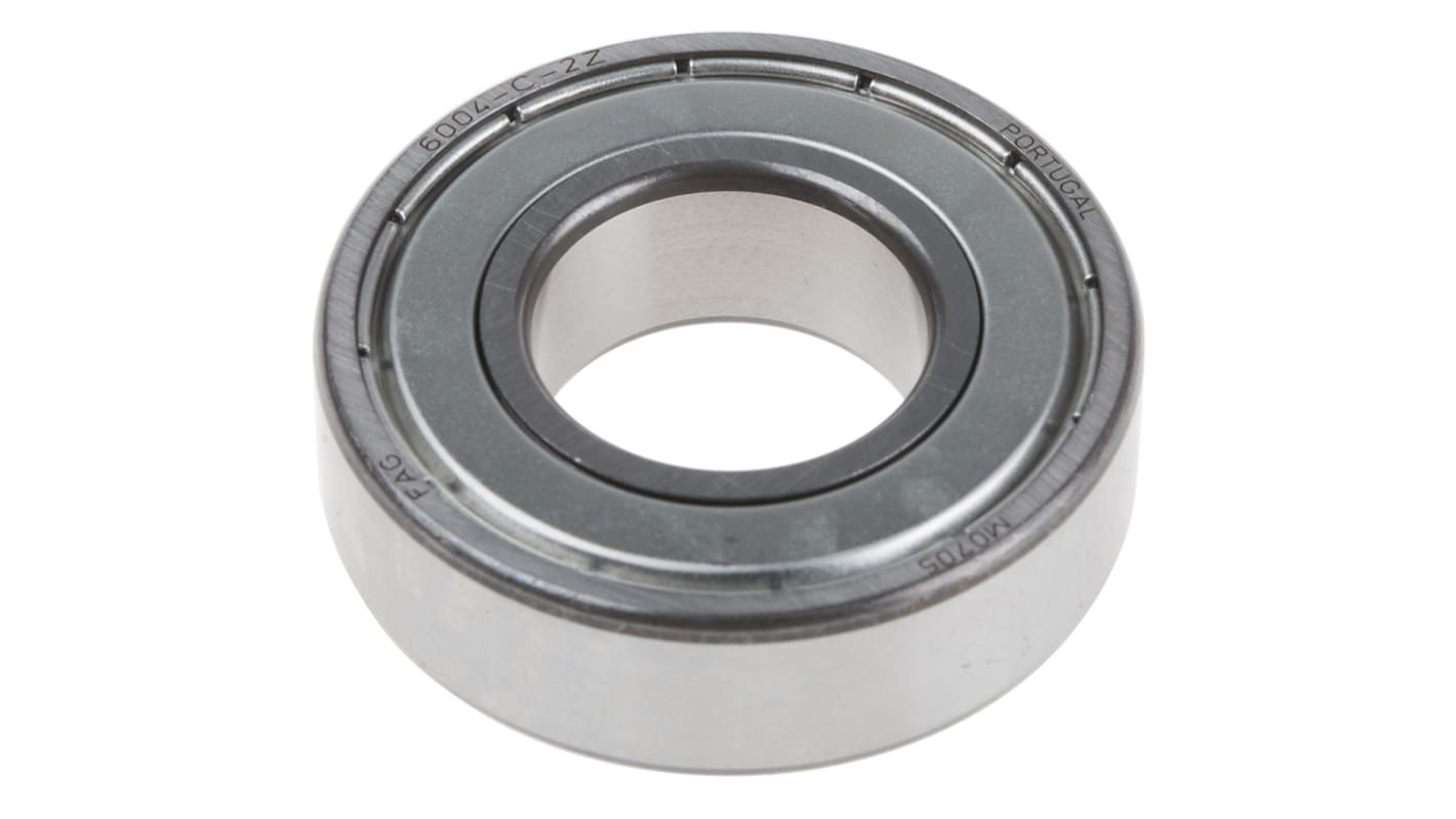 FAG 6004-C-2Z Single Row Deep Groove Ball Bearing- Both Sides Shielded 20mm I.D, 42mm O.D