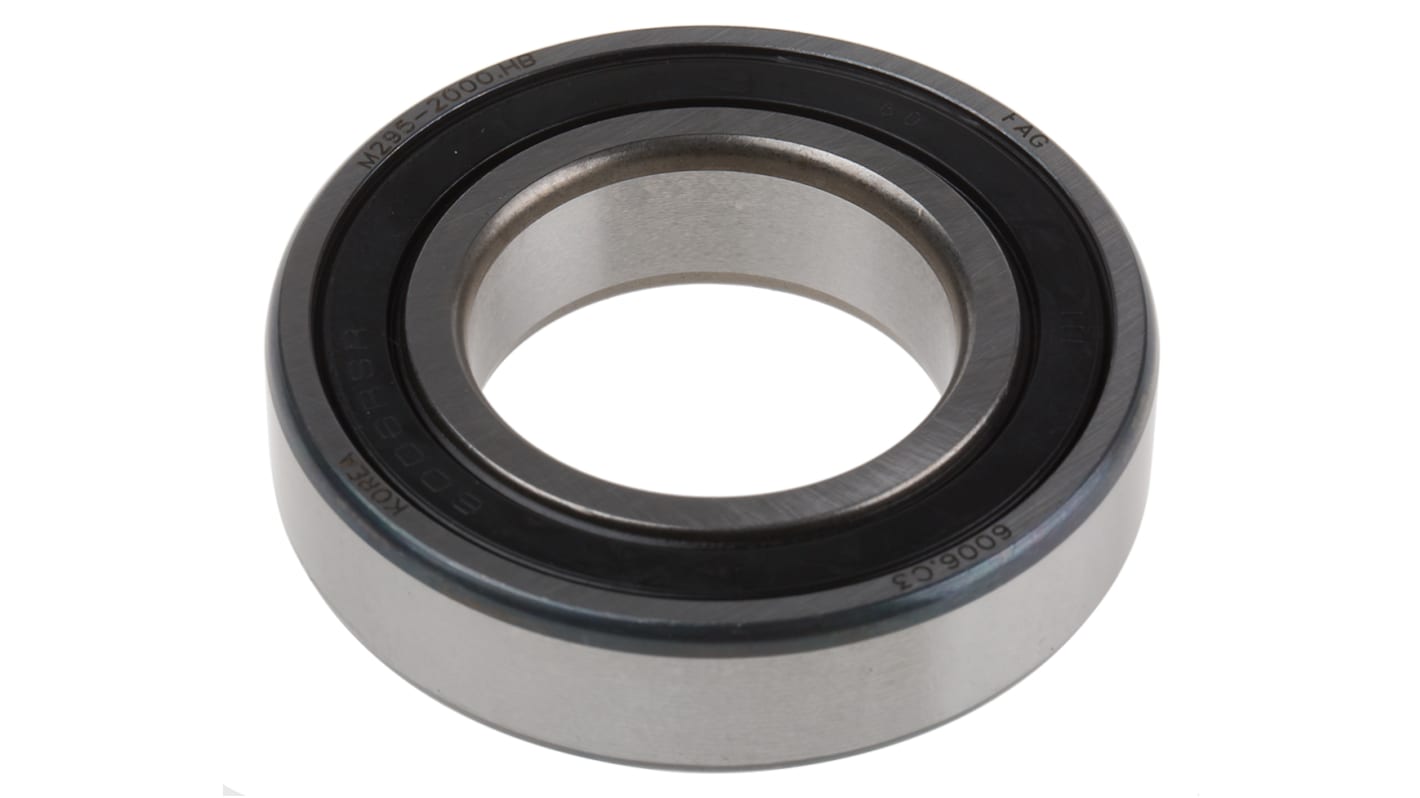 FAG 6006-C-2HRS-C3 Single Row Deep Groove Ball Bearing- Both Sides Sealed 30mm I.D, 55mm O.D