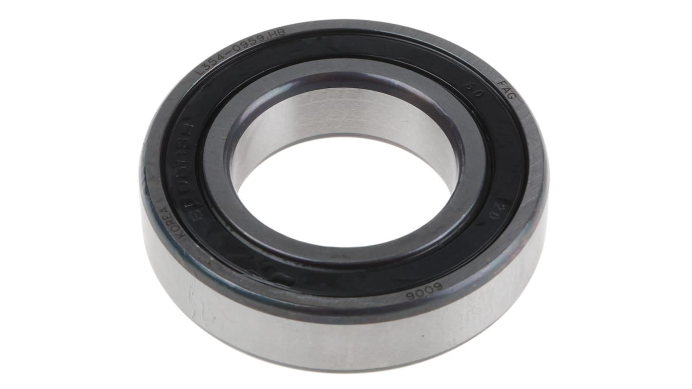 FAG 6006-C-2HRS Single Row Deep Groove Ball Bearing- Both Sides Sealed 30mm I.D, 55mm O.D