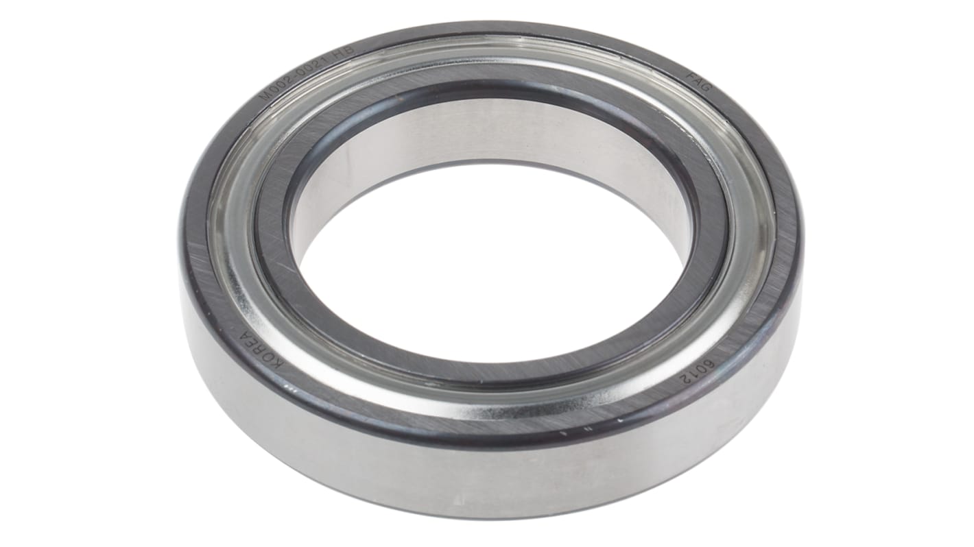 FAG 6012-2Z Single Row Deep Groove Ball Bearing- Both Sides Shielded 60mm I.D, 95mm O.D