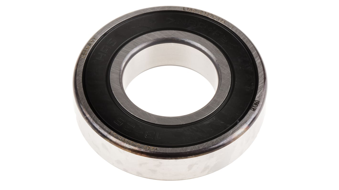 FAG 6207-C-2HRS-C3 Single Row Deep Groove Ball Bearing- Both Sides Sealed 35mm I.D, 72mm O.D