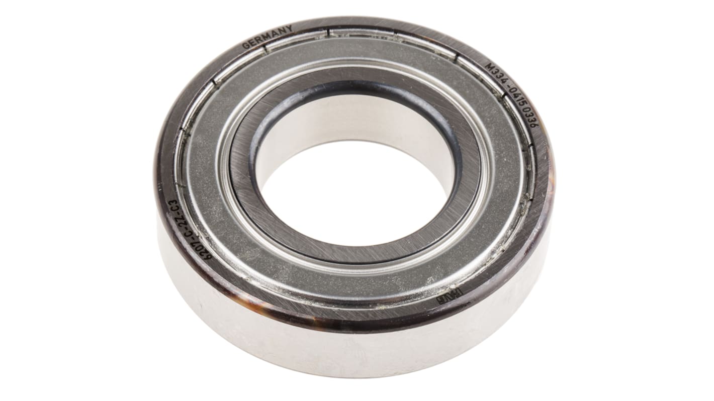 FAG 6207-C-2Z-C3 Single Row Deep Groove Ball Bearing- Both Sides Shielded 35mm I.D, 72mm O.D