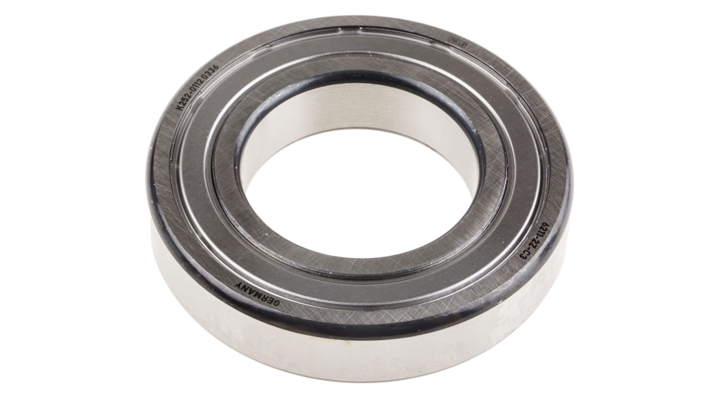 FAG 6211-C-2Z-C3 Single Row Deep Groove Ball Bearing- Both Sides Shielded 55mm I.D, 100mm O.D