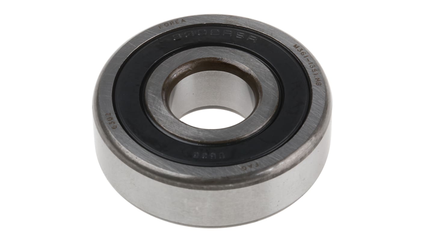 FAG 6302-C-2HRS Single Row Deep Groove Ball Bearing- Both Sides Sealed 15mm I.D, 42mm O.D