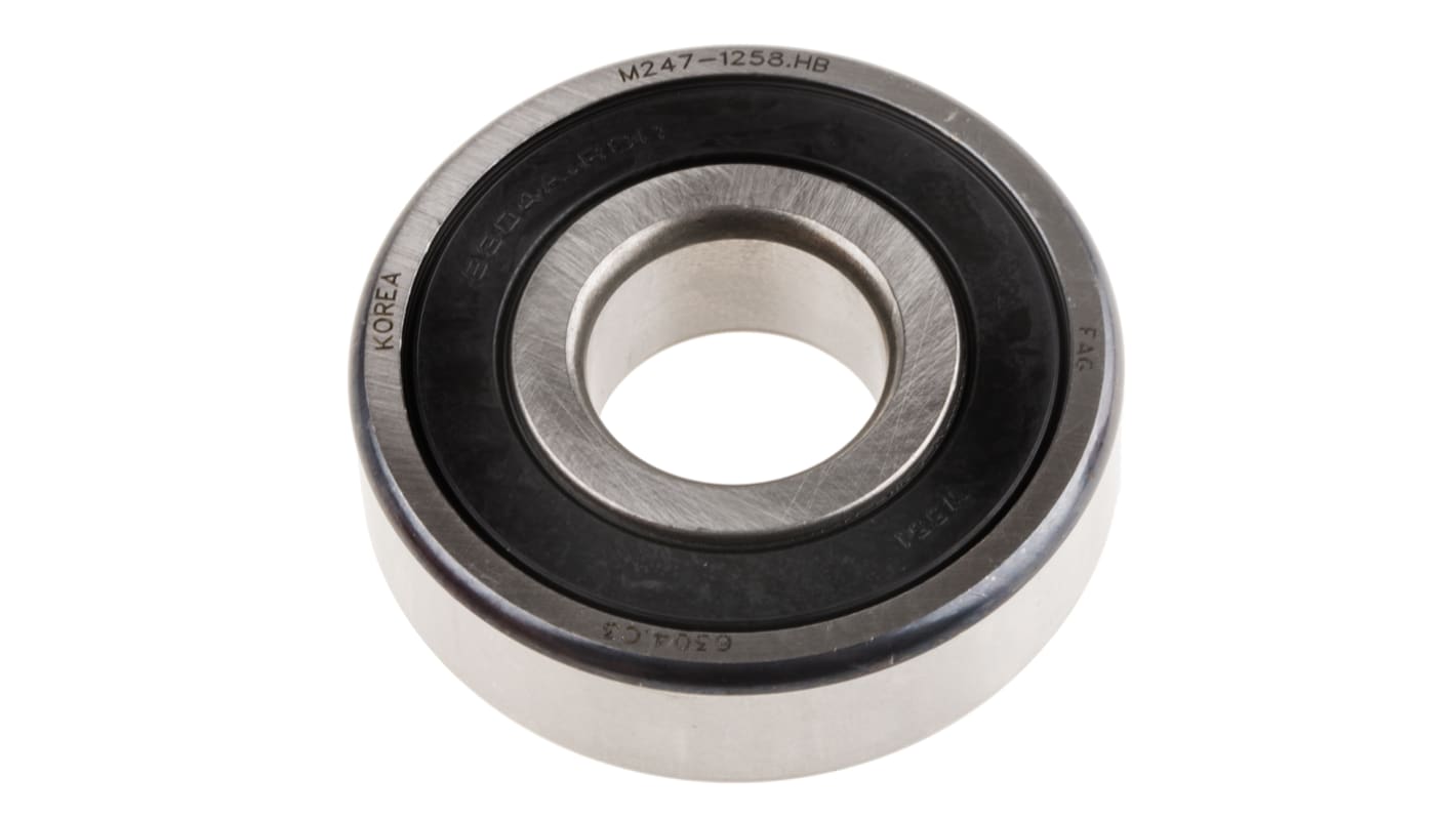 FAG 6304-C-2HRS-C3 Single Row Deep Groove Ball Bearing- Both Sides Sealed 20mm I.D, 52mm O.D