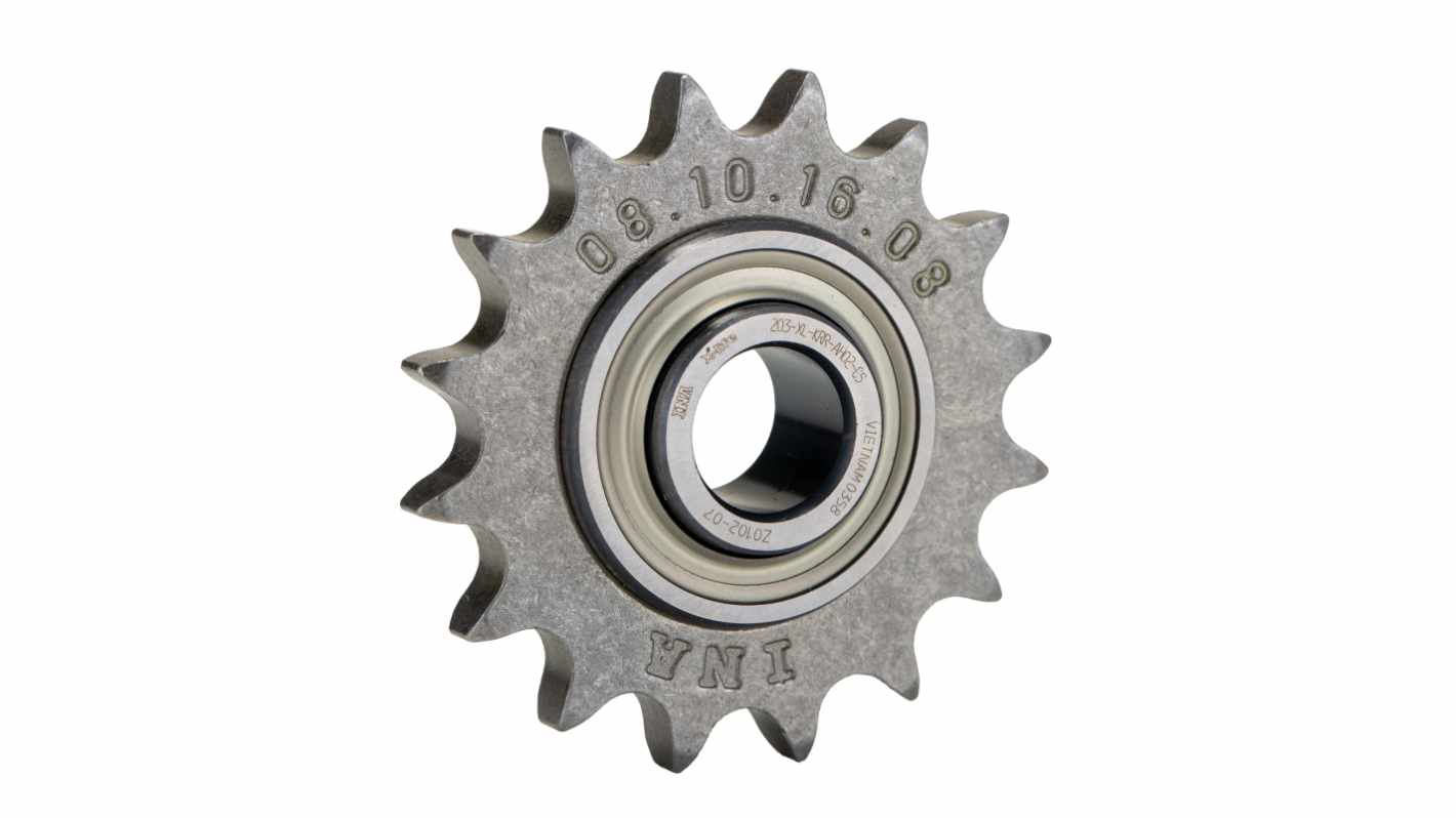 Pignon INA, réf KSR16-L0-08-10-16-08, 16 dents , alésage 16.2mm, diamètre 1/2pouce 18.3mm