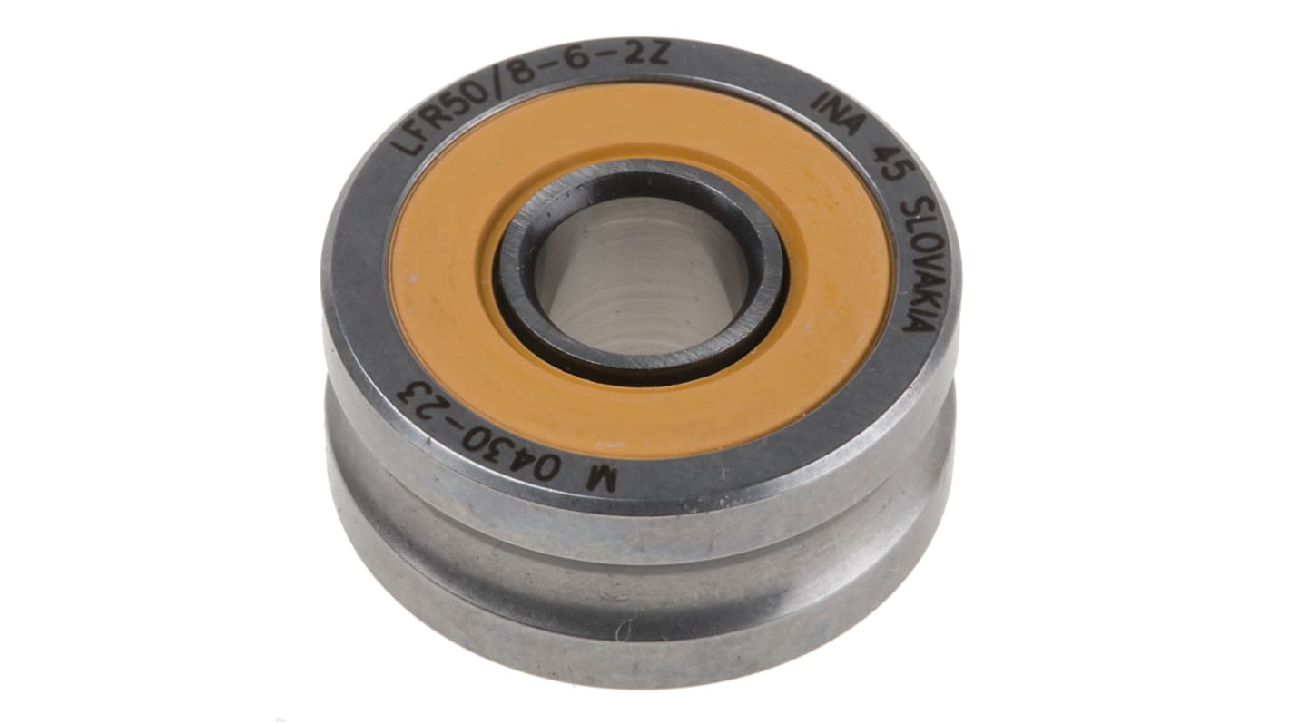 Cuscinetto a rullo INA, Ø 24mm, lungh. rullo 11mm, foro int. 8mm