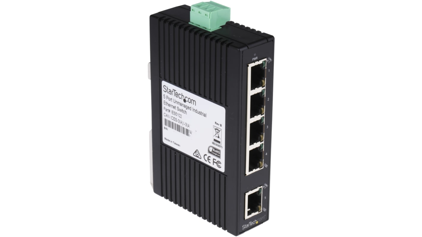 Switch Ethernet StarTech.com IES5102, 5 ports