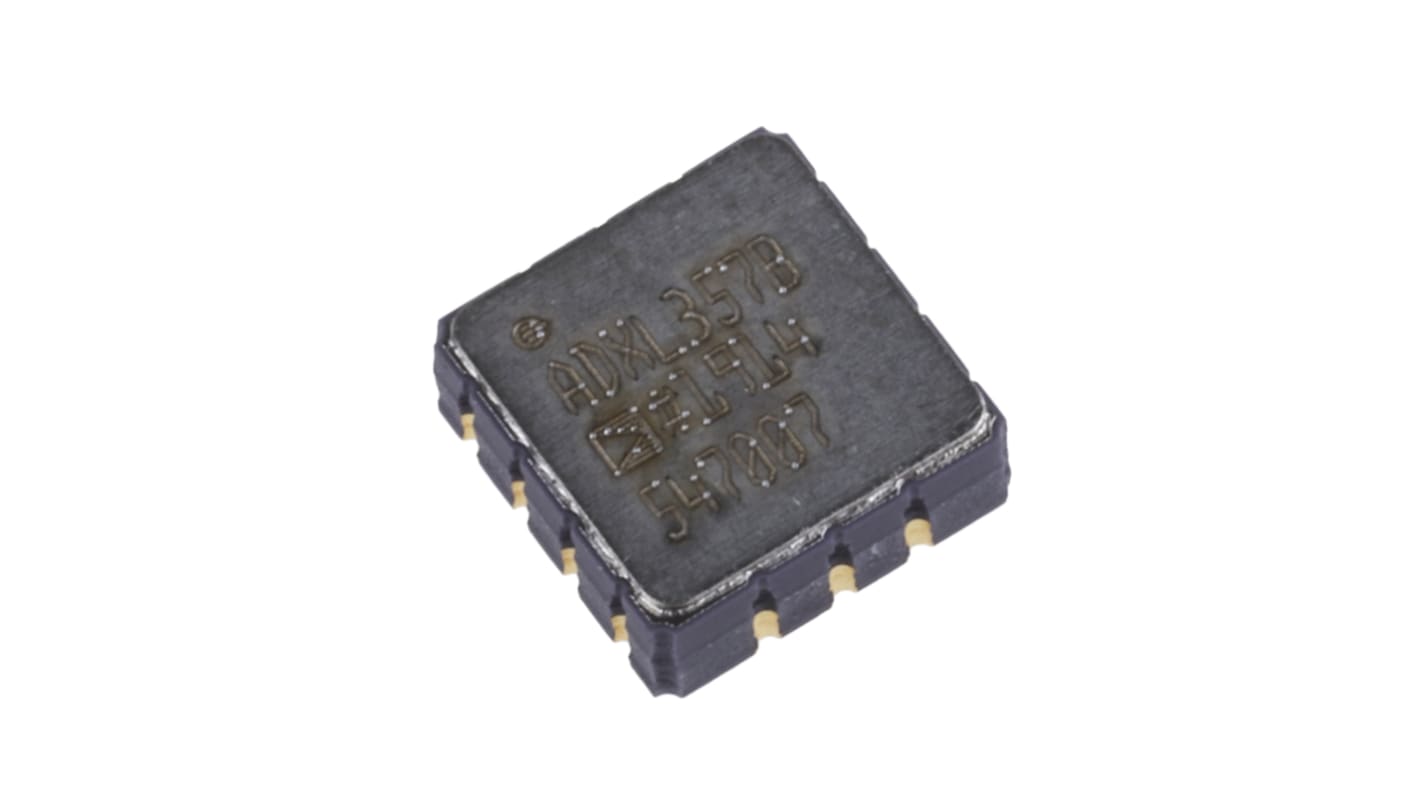 アナログデバイセズ,  3軸 センサ, I2C、SPI, 14-Pin LCC 加速度計 ADXL357BEZ
