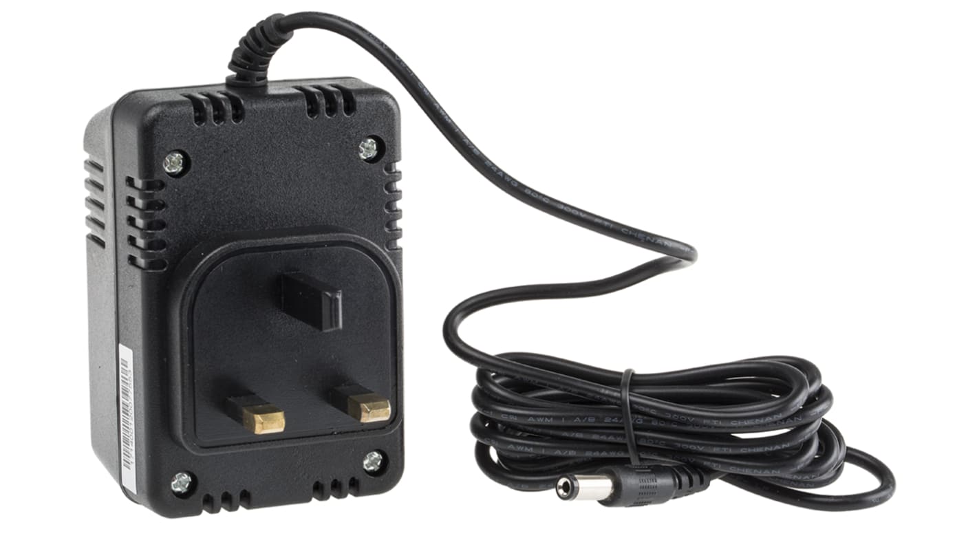 Adattatore AC/DC Adattatore ca/cc RS PRO 18V cc, 600mA, spina Tipo G