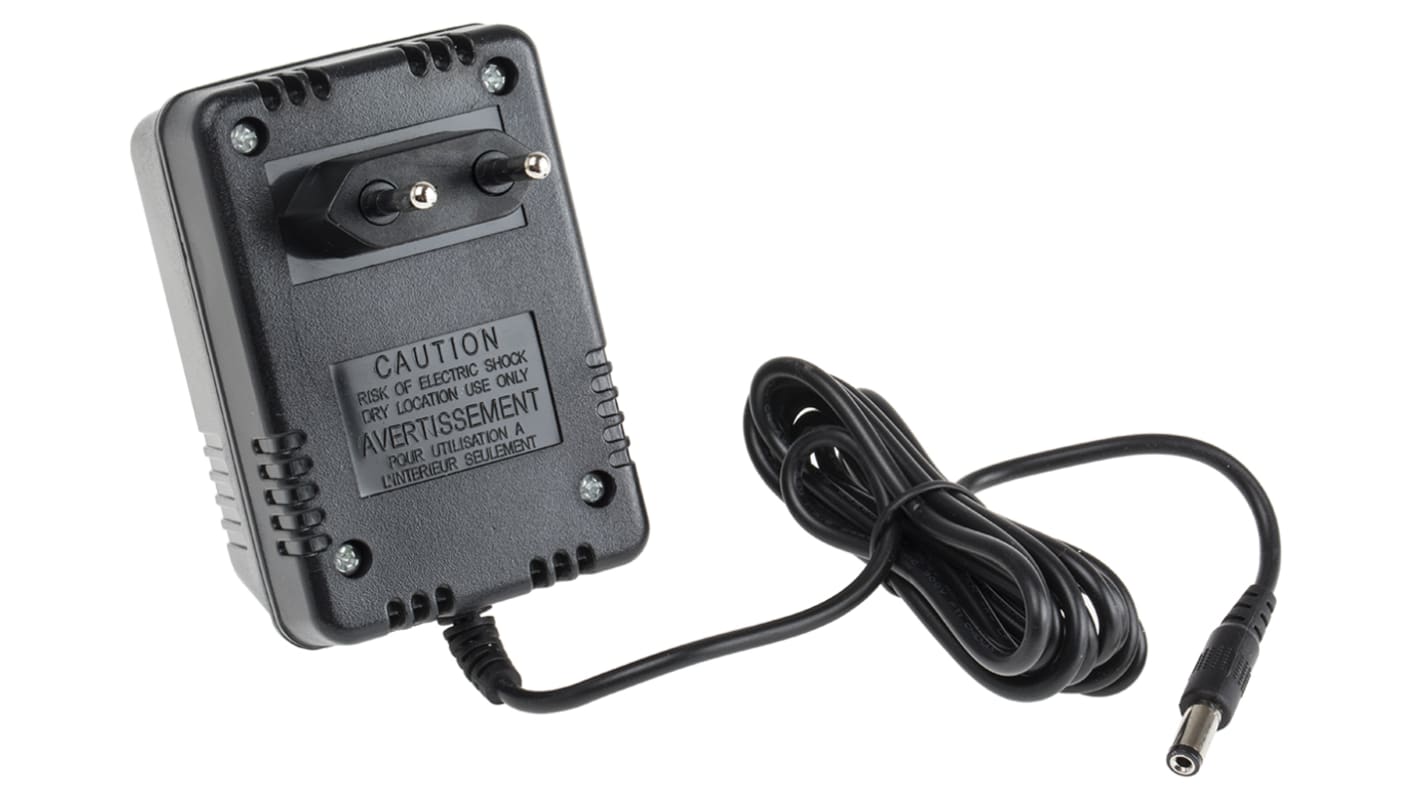 Adaptateur AC/DC 24V c.c., 450mA, 11W, Non régulée