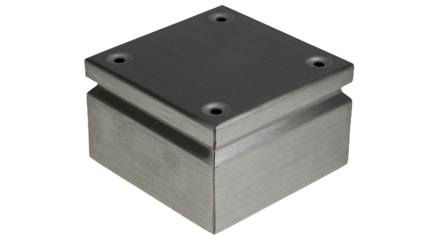 RS PRO Steel Junction Box, IP66, 150 x 150 x 80mm