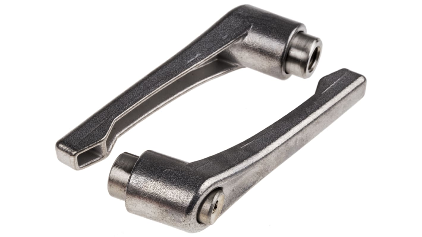 RS PRO Stainless Steel Clamping Lever, M10